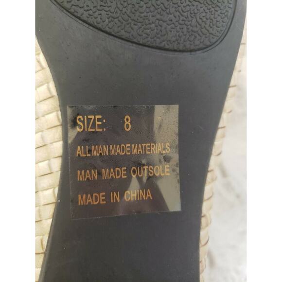 SEVEN 7 BASKET WEAVE BEIGE PEARLGIGI BUCKLE 8 - Picture 3 of 3